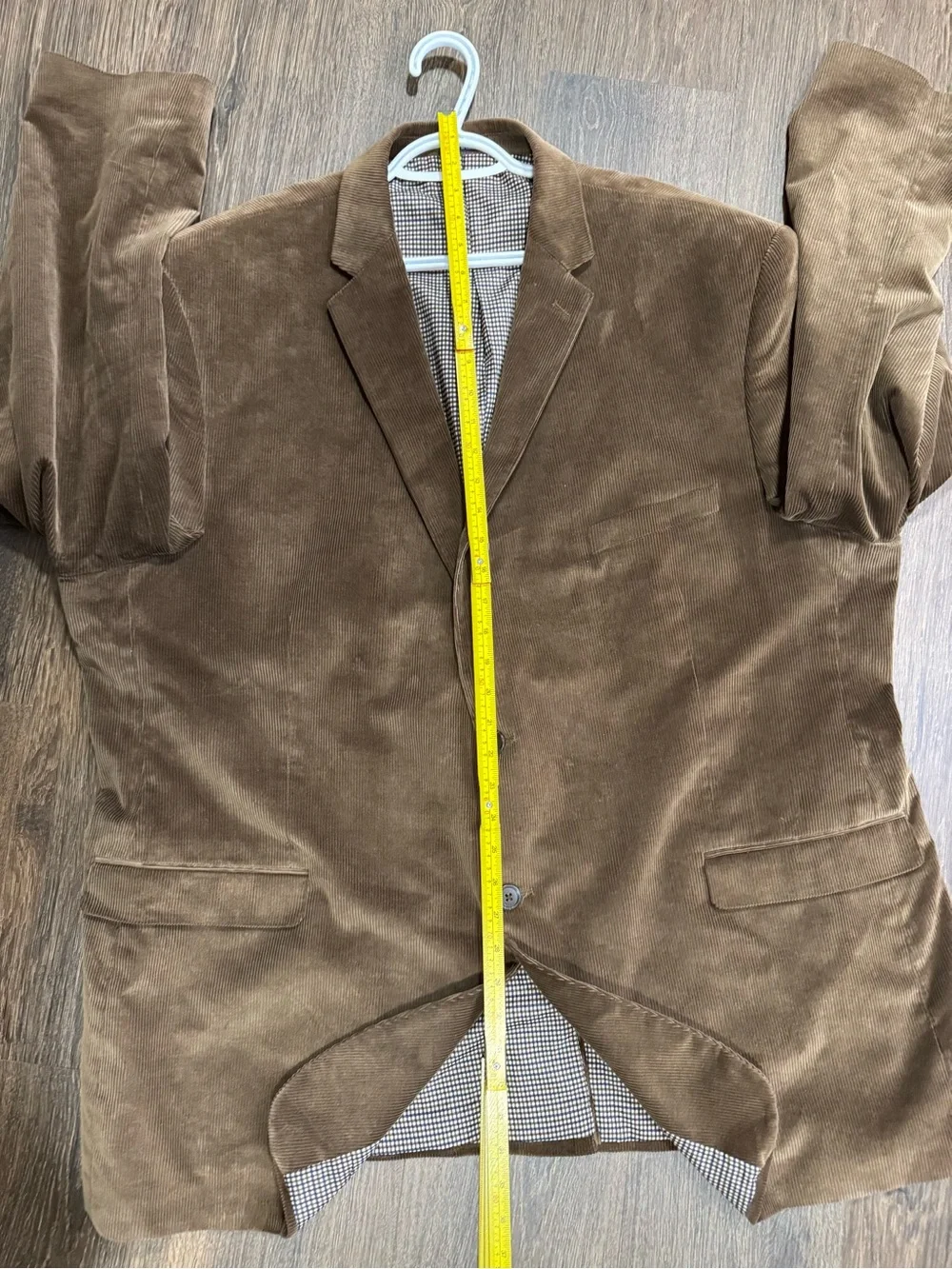 Saddlebred CORDUROY Blazer Mens 54L Cotton Brown Sport Coat Suit Jacket 2 Button